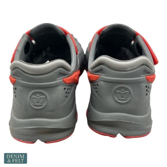 Crosskix 2.0 Red Dawn Hybrid Water Shoes Gray Red Outdoor Boating Hiking Beach - Picture 10 of 15